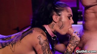 Sexy fahişə-гот Женевьева Shinn olur, ANAL sex